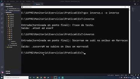 Prática 6 - Exercícios 7, 8 e 9: Inversão de string, Abreviação de nome e Desafio