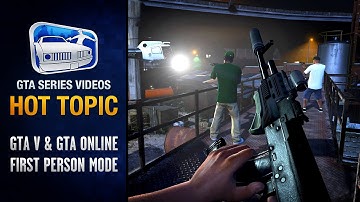 GTA 5 First Person Mode & Comparison (PS4 / Xbox One) - Hot Topic #6