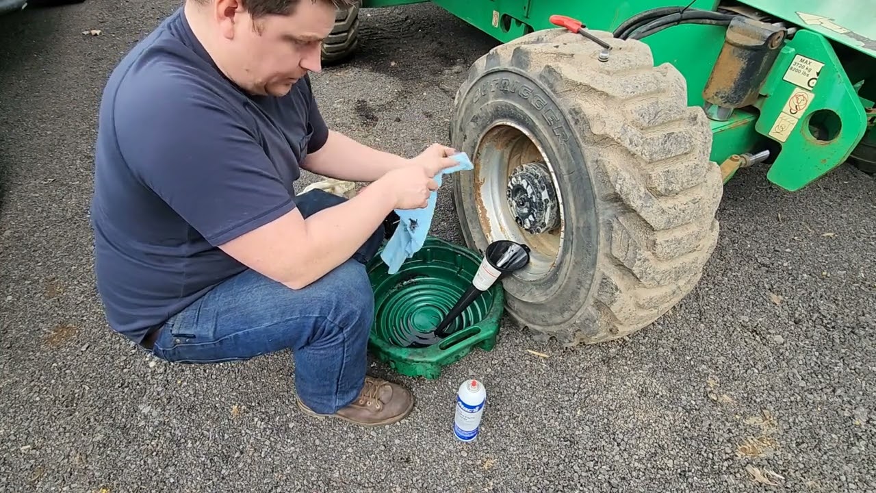 working on the JLG 400s