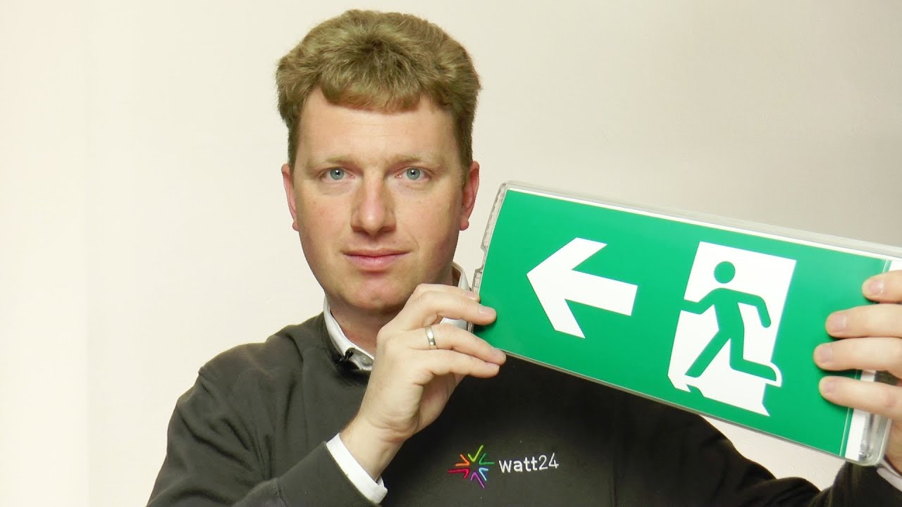 LED-Notlicht und Sicherheitsleuchte "EVATEC Epsilon" [watt24-Video Nr. 27]