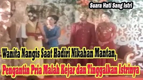 Wanita Nangis Saat Hadiri Nikahan Mantan, Pengantin Pria Malah Kejar dan Tinggalkan Istrinya