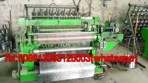 Fast Speed Welded Wire Mesh Machine Working Vedio /wire mesh welding machine working process