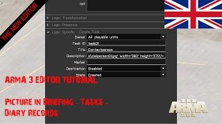 [RPGX]Arma 3 Eden Editor Tutorial #03 - Pictures in Briefing - Pictures in Tasks [ENGLISH]