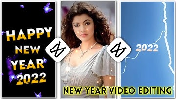 Happy New Year 2022 Video Editing Tutorial | new year video editing in capcut | new year video