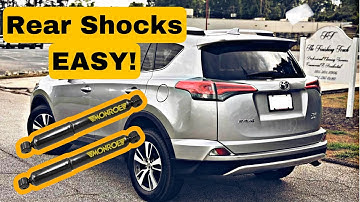 2013 - 2018 Toyota RAV 4 rear shocks replacement