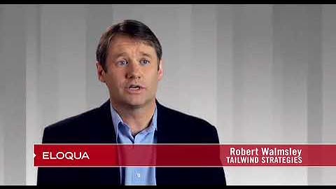 Bob Walmsley - Eloqua and Lead Scoring