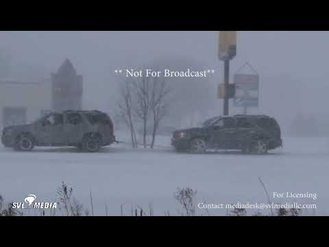 Glencoe Minnesota Drifts Over Buses/Abandoned Vehicles/Heavy Snow Removal April 15th 2018