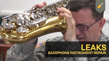 Leaks: Saxophone Instrument Repair