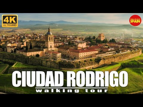 🇪🇸[4K] CIUDAD RODRIGO Walking Tour | Fortified town | SALAMANCA | Castile and Leon #spain #españa