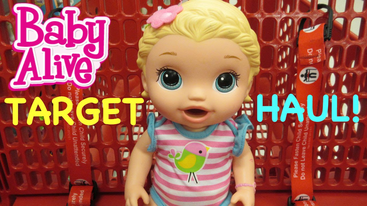 BABY ALIVE Haul At Target With Lily Baby Alive! - YouTube