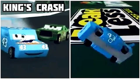 Cars The king crash roblox reenactment