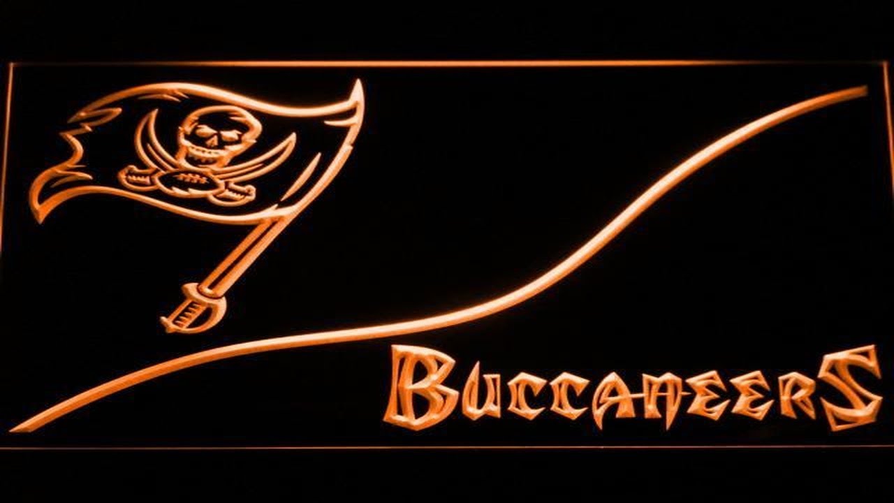 Buccaneers Sign Tampa Bay Buccaneers Split LED Neon Sign - YouTube