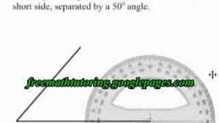 Draw a Parallelogram With Bases and Angle