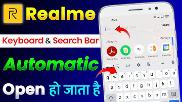Realme App Drawer Search Bar Open Problem | Realme Keyboard & Search Bar Automatic Open Problem Fix