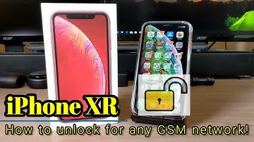 How to unlock iPhone XR for any GSM network worldwide!