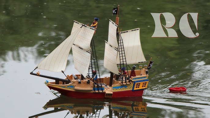 aktivt vinden er stærk lure Playmobil Pirates Ship 3750 - 5135 - 4290 - 5238 - 4276 on Water 2 - YouTube