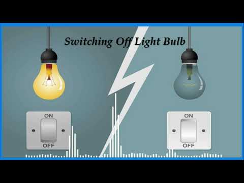 Switching Off Light Bulb - Sound.