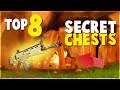 TOP 8 HIDDEN SECRET Chests and Locations (FORTNITE Battle Royale)| Tips and Tricks