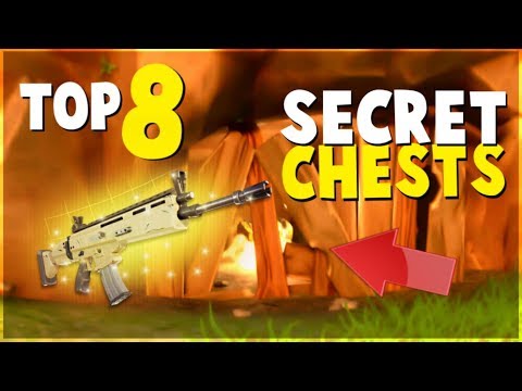 top 8 hidden secret chests and locations fortnite battle royale tips and tricks - fortnite secret chest locations season 8