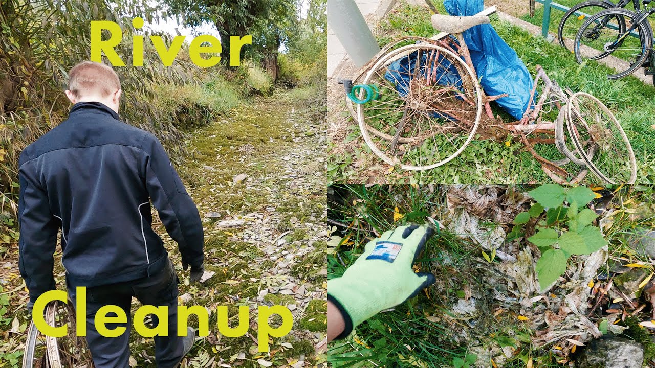 I found a bike in a river! | Pick up trash!
