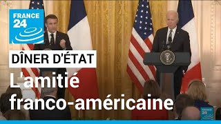 Dîner d'État à la Maison Blanche : Macron et Biden trinquent à l'amitié franco-américaine