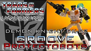 TRANSFORMERS - [ GROOVE - DEFENSOR - PROTECTOBOTS - DEMON KNIGHT - DK-02 ] - Unboxing / Review by Cerebral Comics - 🎬 Content Creator 23 views 1 month ago 15 minutes