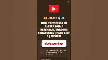 HOW TO WIN BIG IN ALTSEASON: 8 ESSENTIAL TRADING STRATEGIES | PART 5 OF 6 | MEMEFI #memefi #code