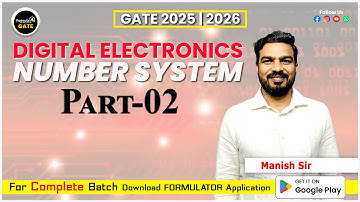 Day-16 Number System-02 | Digital Electronics | GATE 2025 & 2026