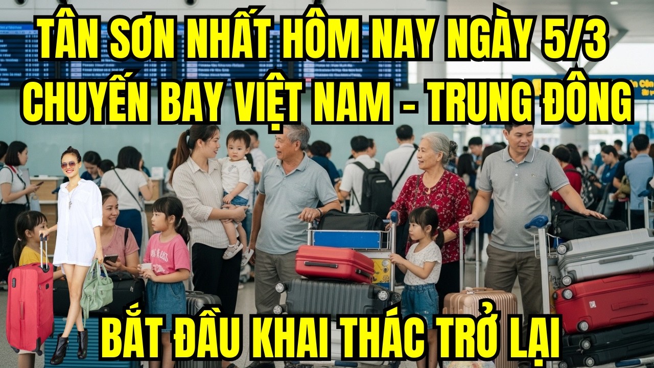 Tân Sơn Nhất Ngày 6/3: Sân Bay Thế Giới Náo Loạn, Hàng Không Việt Nam Ra Chỉ Đạo Khẩn.
