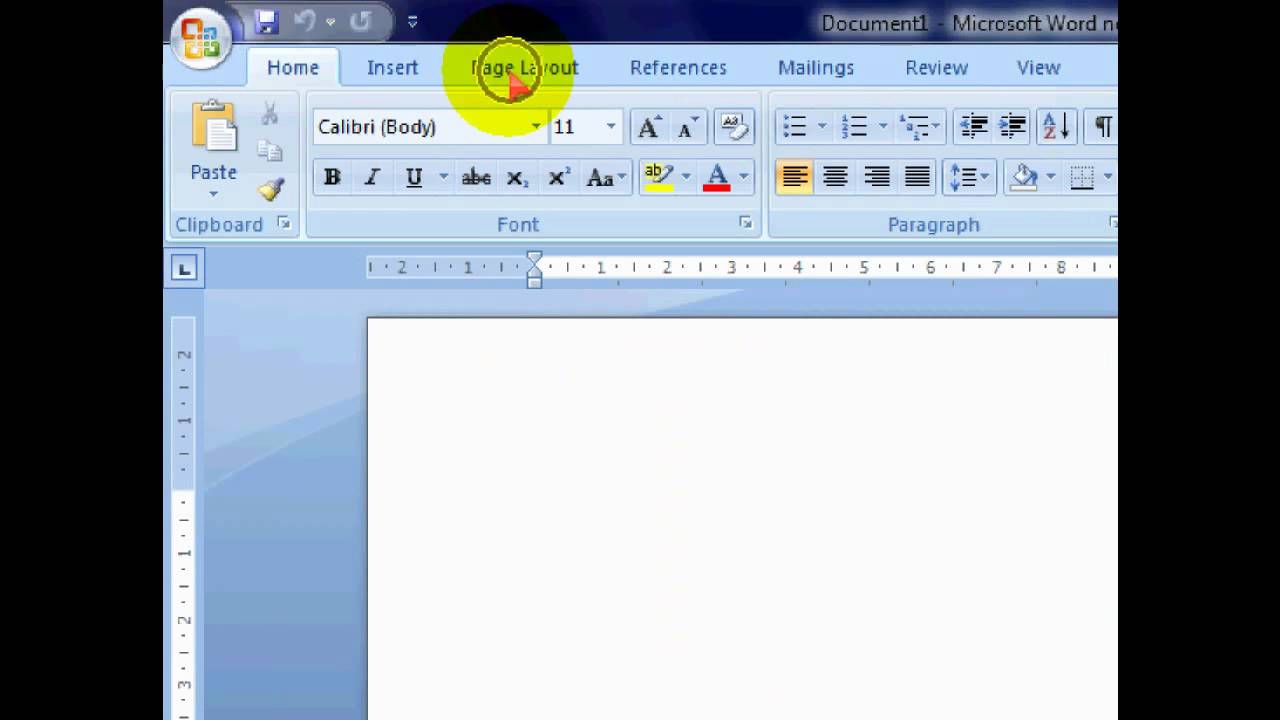 how to delete a page in microsoft word 2007