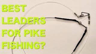 Whats the best leader for Pike fishing?! Fluorocarbon VS Titanium VS Steel