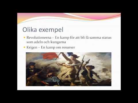 Två olika historiesyner - Idealism & materialism