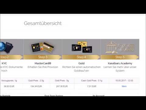 D13 Karatbars deutsch Backoffice Info Tutorial Zusammenschnitt