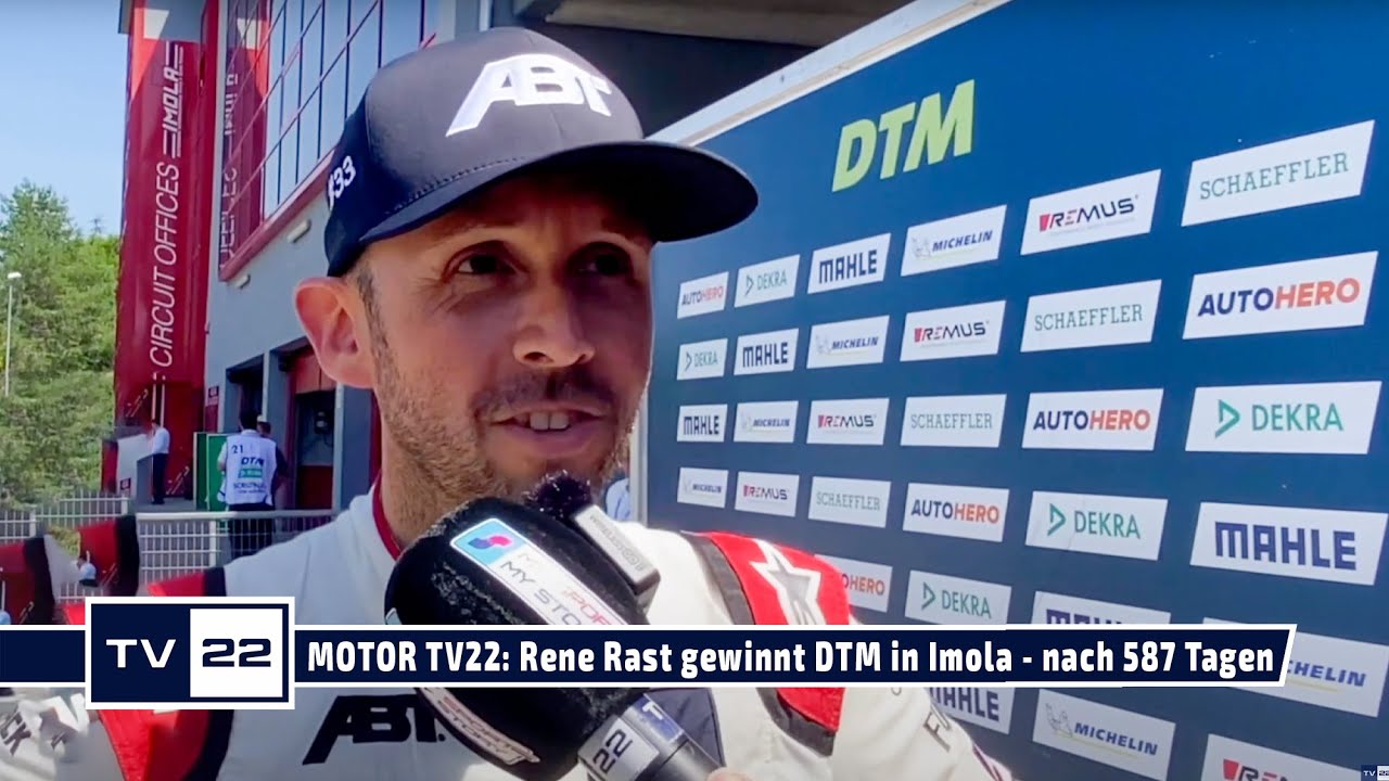 MOTOR TV22: Sieg für Rene Rast und das Team ABT Audi bei der DTM in Imola
