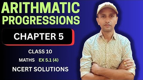 Arithmetic Progression ll chapter 5 ll Class 10 Maths ll NCERT solutions #