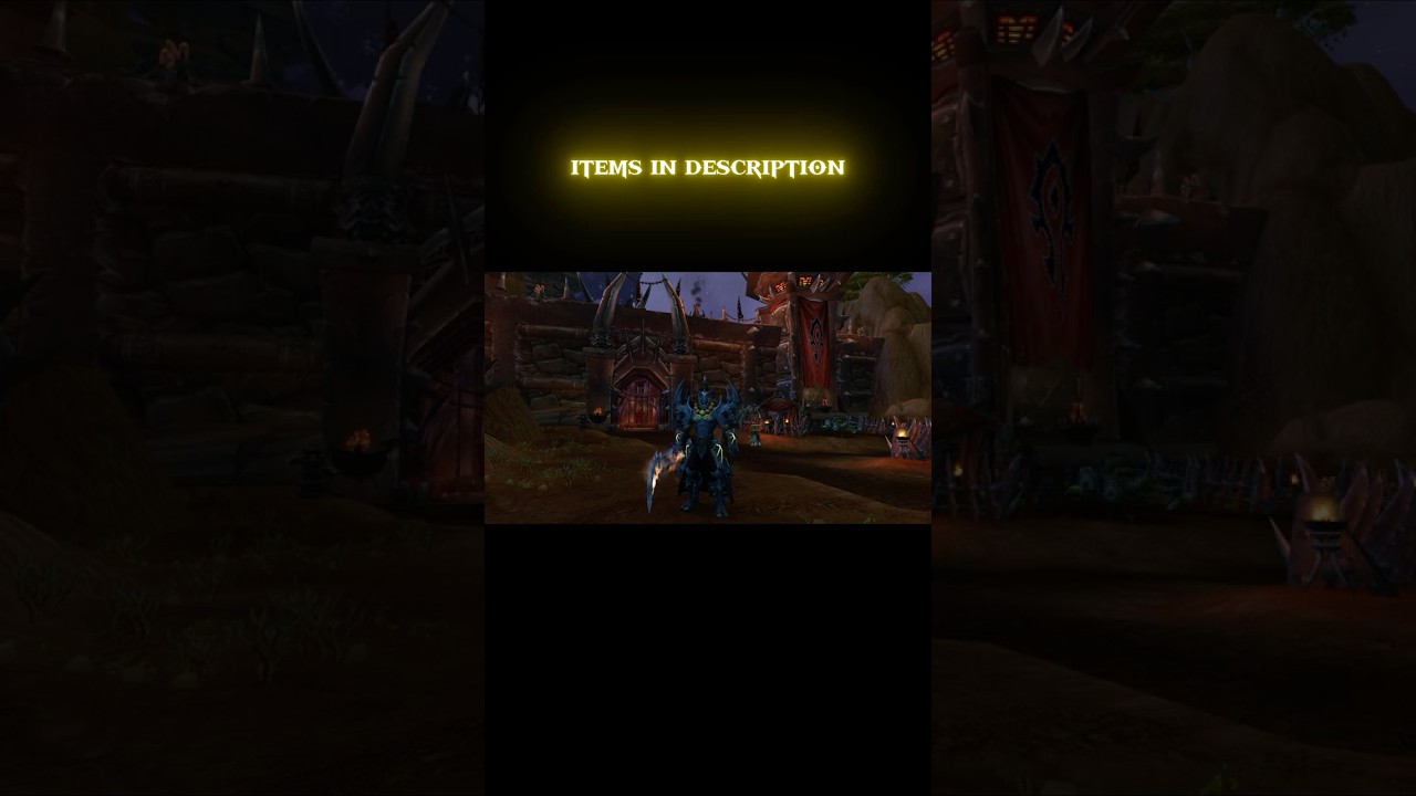 World of Warcraft Zandalari Paladin Demon Slayer Transmog