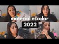 Meu material escolar 2022  cursinho  penny saezuri