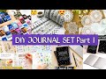 How To Make Journal Set At Home DIY Journal Set Craftersworld Journal Journalsupplies Diy 