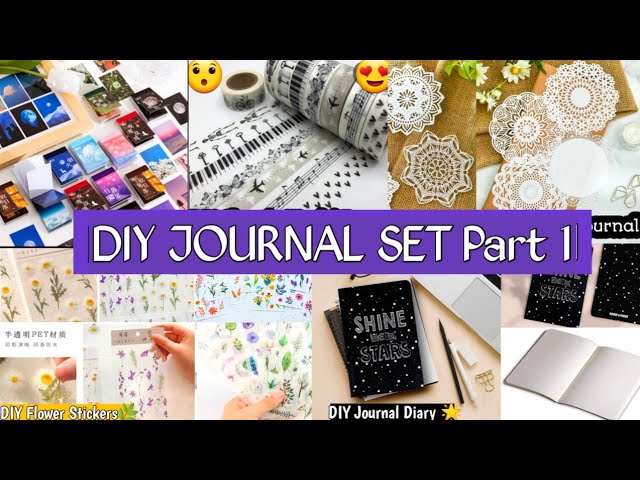 DIY JOURNAL SET /How to Make Journal Set at Home /DIY Journal kit / DIY  Journal Stationary 