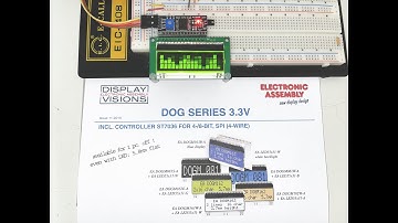 EA DOGM16xx LCD Display Adapter I2C/SPI/PAR, Pin compatible with 160x Displays