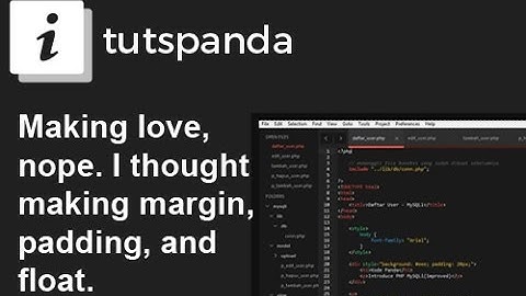 HTML5 CSS3 Tutorial 14 : How to make div with margin, padding, and float