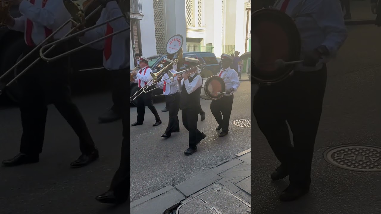 Funeral Band in New Orleans on Bourbon street
