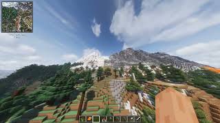 Minecraft 1.21 Terralith+Tectonic and Solas Shader