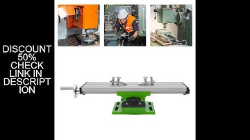 2 Axis Multifunction Milling Working Table X/Y Cross Slide Compound Bench Drill Vise