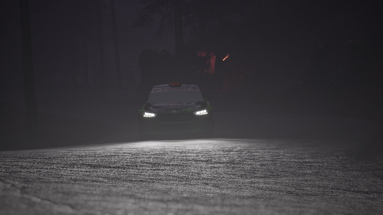 Monte Carlo at Night ❄️ | Skoda Fabia Rally2 Onboard
