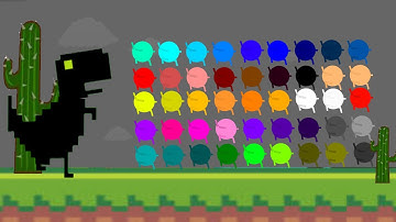 Escape Chrome T-Rex Dinosaur - Survival Stickman Race