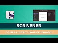 How To Compile Your Draft In Scrivener (Compiler Walkthrough)