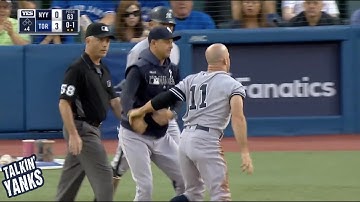 Brett Gardner gets ejected for saying nothing to the umpire, a breakdown