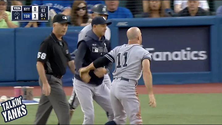 Brett Gardner gets ejected for saying nothing to t...