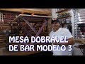 Mesa dobrável de bar modelo 3